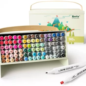 Doppelseitige Marker-Stifte power plant ARRTX Alp, 90 Farben, Dual-Tip-Set