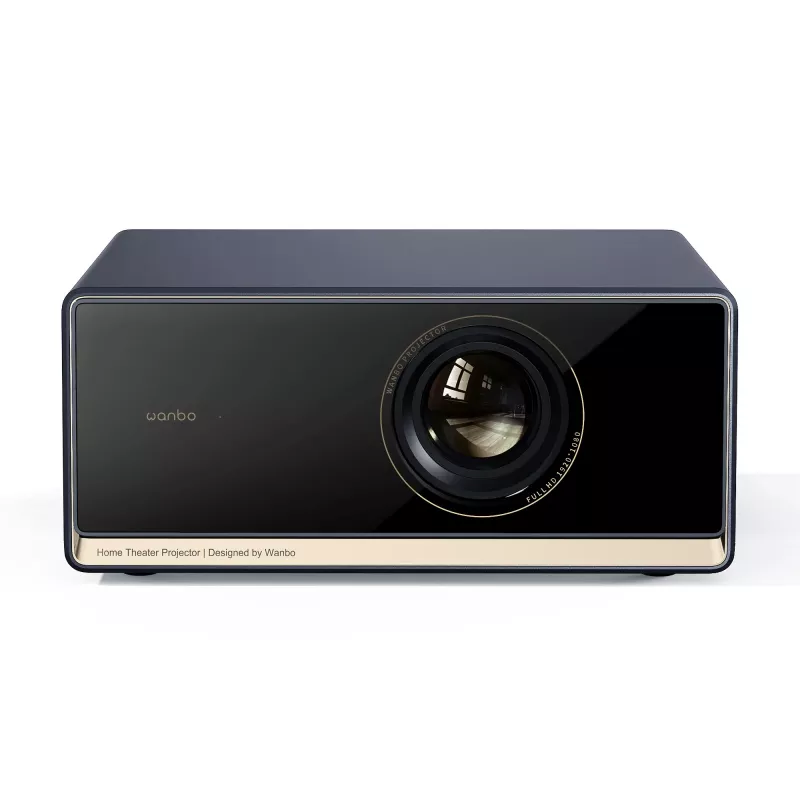 WANBO Projektor X5 Pro — 1100 ANSI Lumen, LCD, 1080p (1920x1080), 16:9, HDR10, Google TV, blau