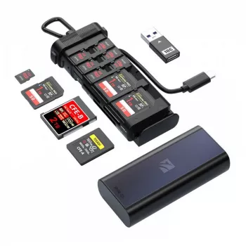 Kartenleser Freewell FW-CR02-PRO für CF Typ A/B, SD und microSD (TF) Karten