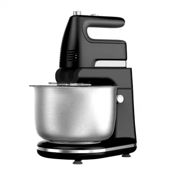 Standmixer Maestro MR-553 mit rotierender Edelstahlschüssel, 600 W, schwarz
