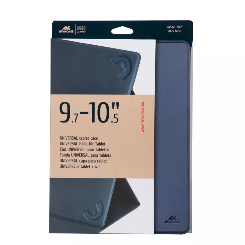 Tablet-Case 9,7-10,5' /10/3147 Dunkelblau Rivacase