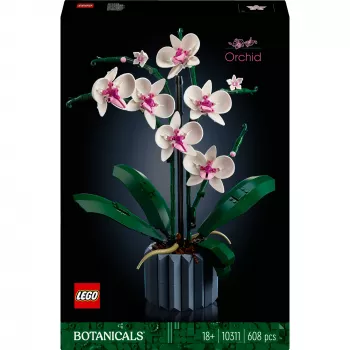 LEGO 10311 Icons Orchidee Künstliche Pflanze Bauset mit Blumen Wohnaccessoire für Erwachsene Botanische Kollektion Geschenk für Ehefrau oder Ehemann