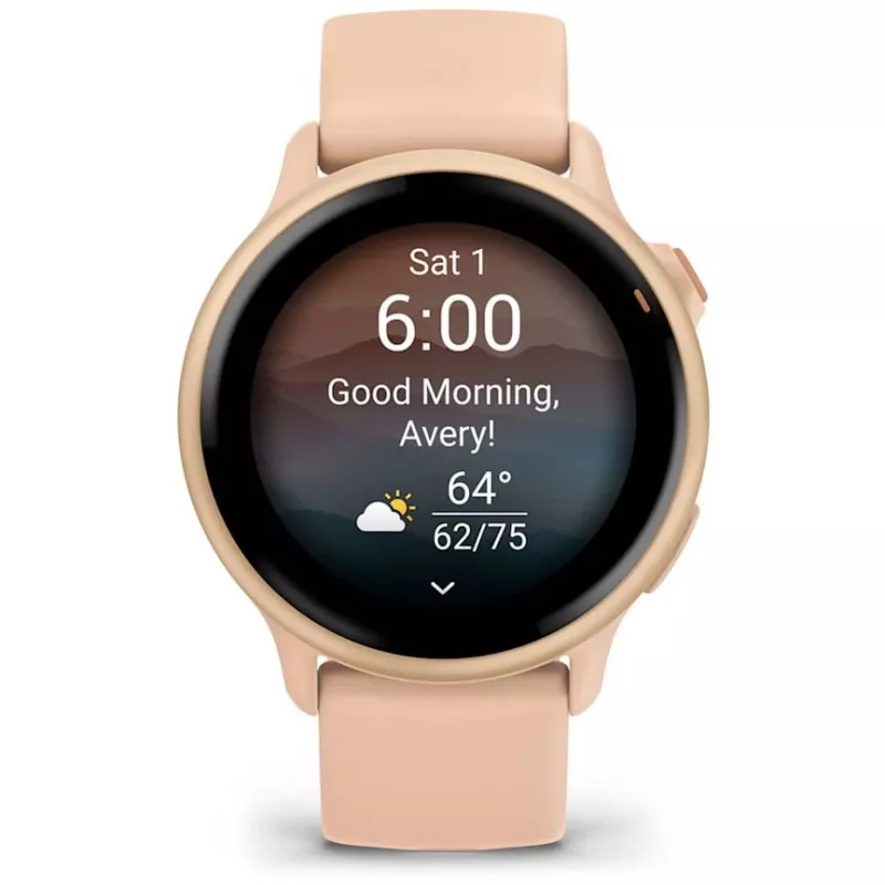 Garmin vívoactive 6 3,05 cm (1,2) AMOLED 42 mm Digital 390 x 390 Pixel Touchscreen Pink Wi-Fi GPS (Satellit)