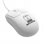 Kabelgebundene beidhändige Computermaus ManMachine Mighty Maus 5, USB Typ-A, 5 Tasten, weiß