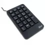 Numerische Tastatur Inter-Tech KB-120 Universal USB Schwarz