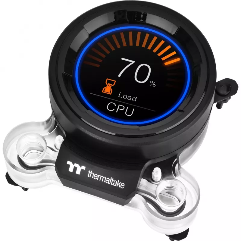 Wasserkühlung Pacific MX2 Ultra CPU-Wasserblock, Kupfer, 2,1-Zoll-LCD-Temperatursensor