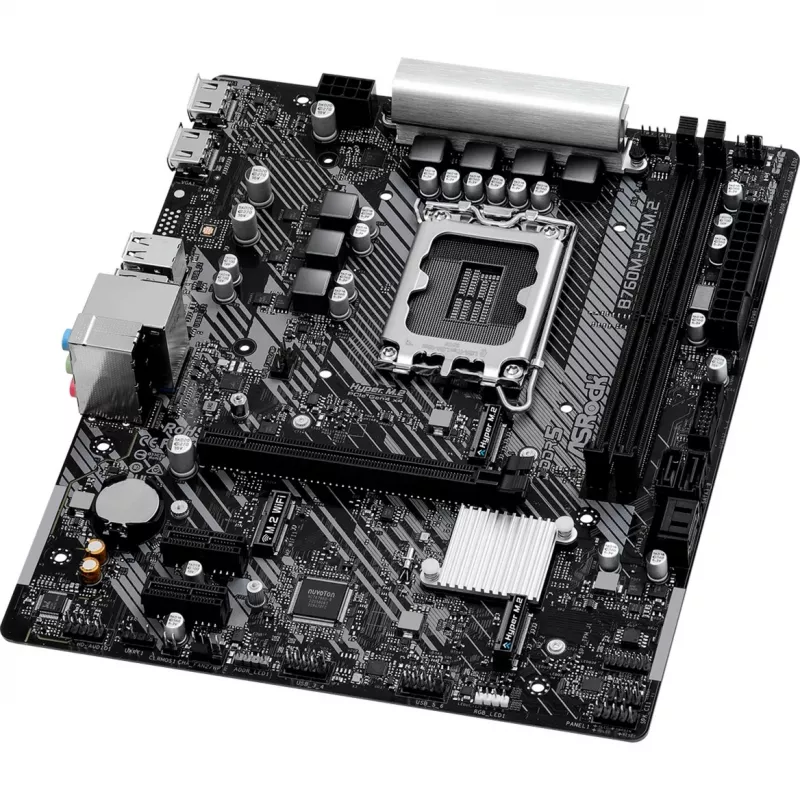 ASRock B760M-H2/M.2 DDR5 LGA1700 Micro-ATX Motherboard