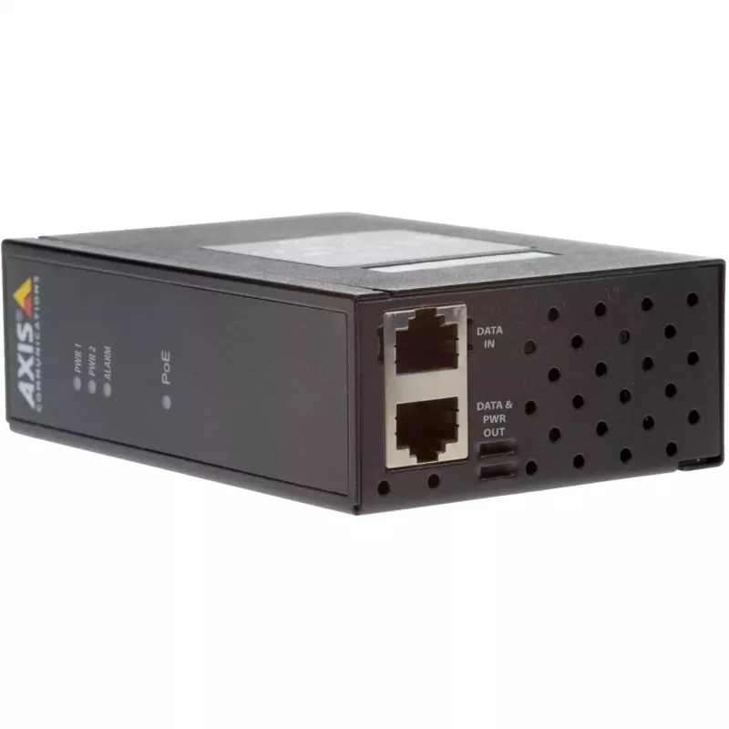 AXIS T8144 Industrial Midspan - Power Injector - DC 20 60 Watt - Schwarz (01154-001)