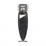 Vollwertiges Bügelbrett Taurus 994178000 – 410 x 1250 mm, höhenverstellbar bis 930 mm, Baumwollbezug, schwarz