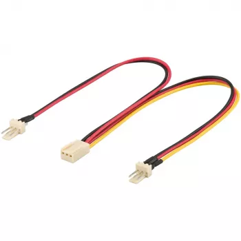 Wentronic Goobay Internes PC-Stromkabel – 2x 3-pol. Stecker > 3-pol. Buchse (93880)