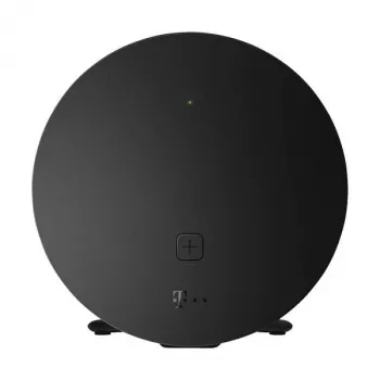 Kabelloser Desktop-/Mast-Router Telekom 40824613 — Dualband 2,4/5 GHz, Wi‑Fi 6 (802.11ax), Gigabit-Ethernet, interne Antennen, schwarz