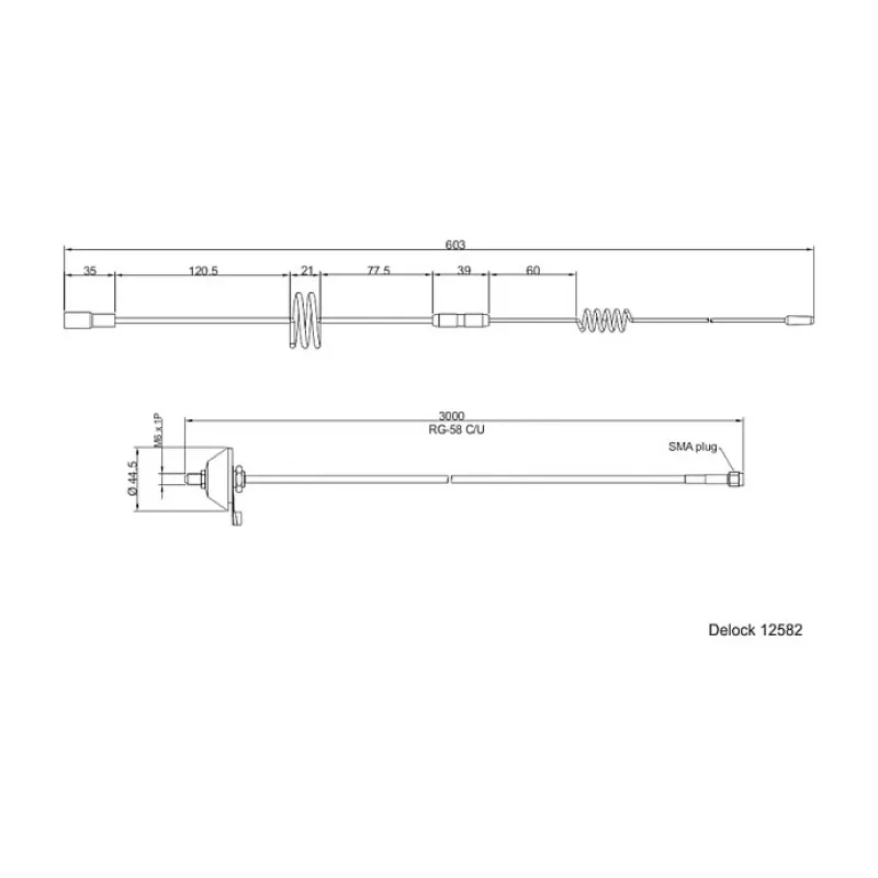 Rundstrahlantenne DeLOCK 12582