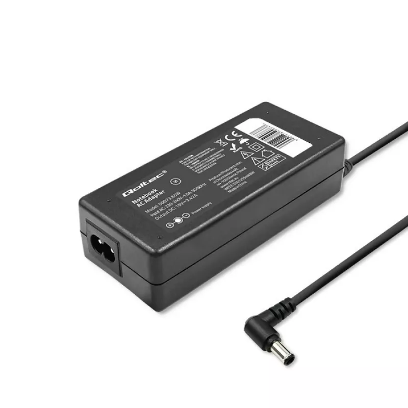 Netzteil Laptop Qoltec Toshiba 65W 3,42A 19V 5,5x2,5 50073.65W