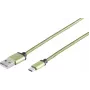 USB-Kabel S/CONN 14-50119 USB 2.0 0,9 m USB A USB C Grün