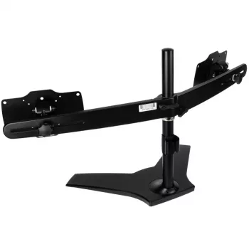 SilverStone SST-ARM23BS-L - Doppel-Monitorarm - schwarz