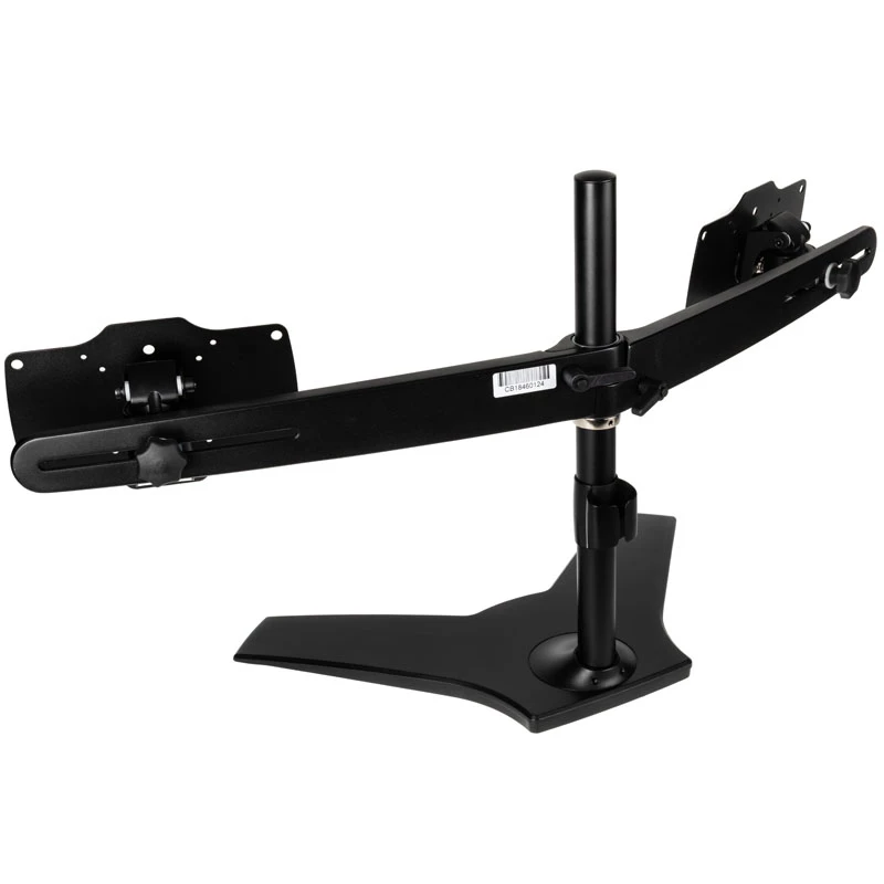 SilverStone SST-ARM23BS-L - Doppel-Monitorarm - schwarz