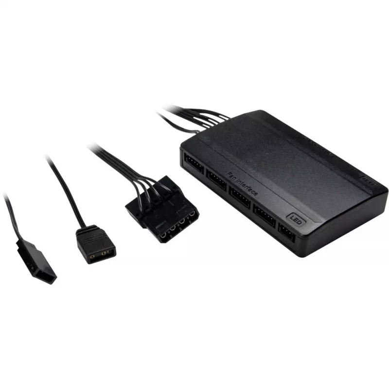 INTER-TECH Argus RGB-Lüfter-Set RS-14 140mm ARGB 3er-Pack Schwarz