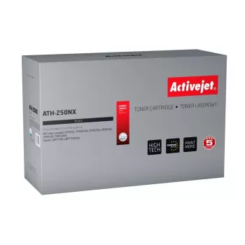 Activejet ATH-250NX Toner (Ersatz für HP 504X CE250X, Canon CRG-723HB; Supreme; 10500 Seiten; schwarz)