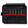 ESD-Pinzette Knipex 92 00 05 Schwarz Flach Spitz Gebogen Gerade