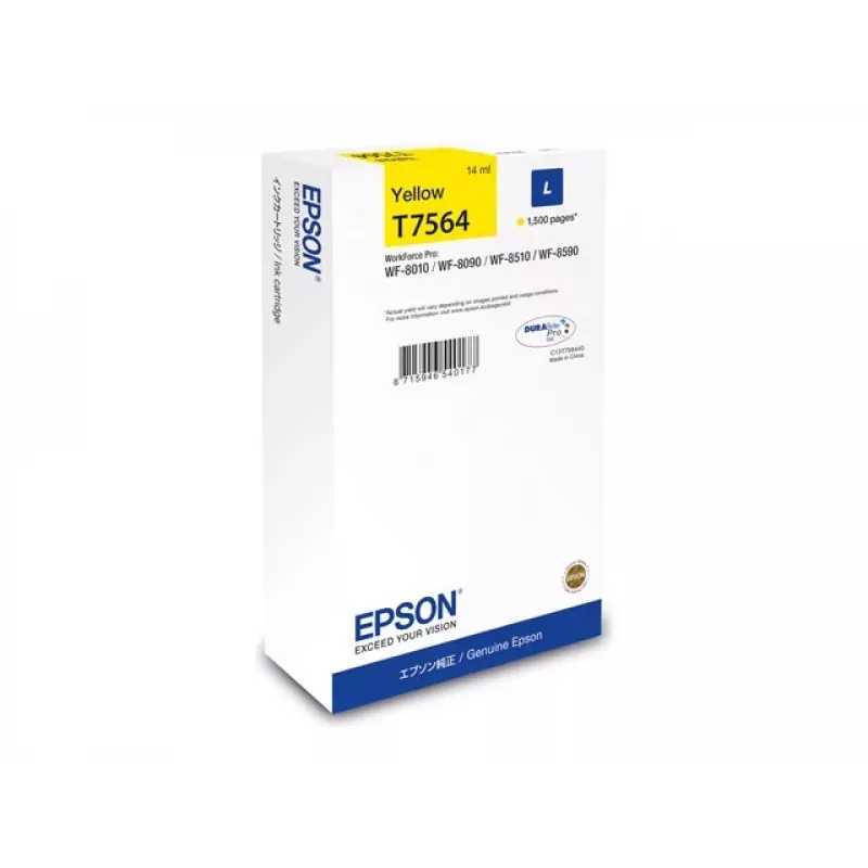 Epson C13T75644N Tintenpatrone 1 Stück Original High (L) Yield Gelb