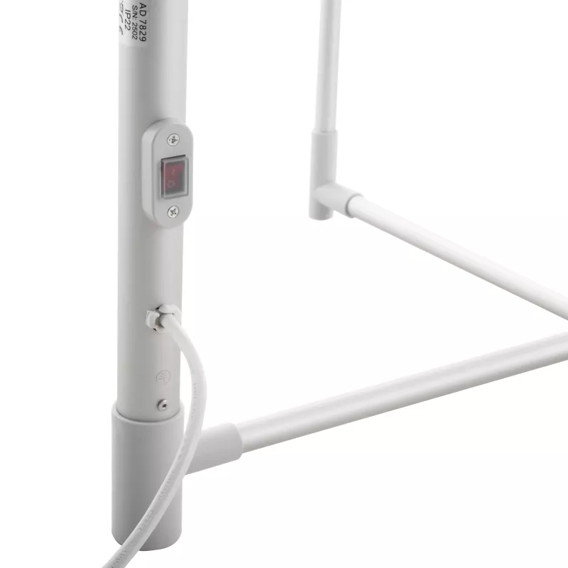 Elektrischer faltbarer Wäscheständer Adler AD 7829 — 300 W, 148×52×90 cm, weiß, freistehend