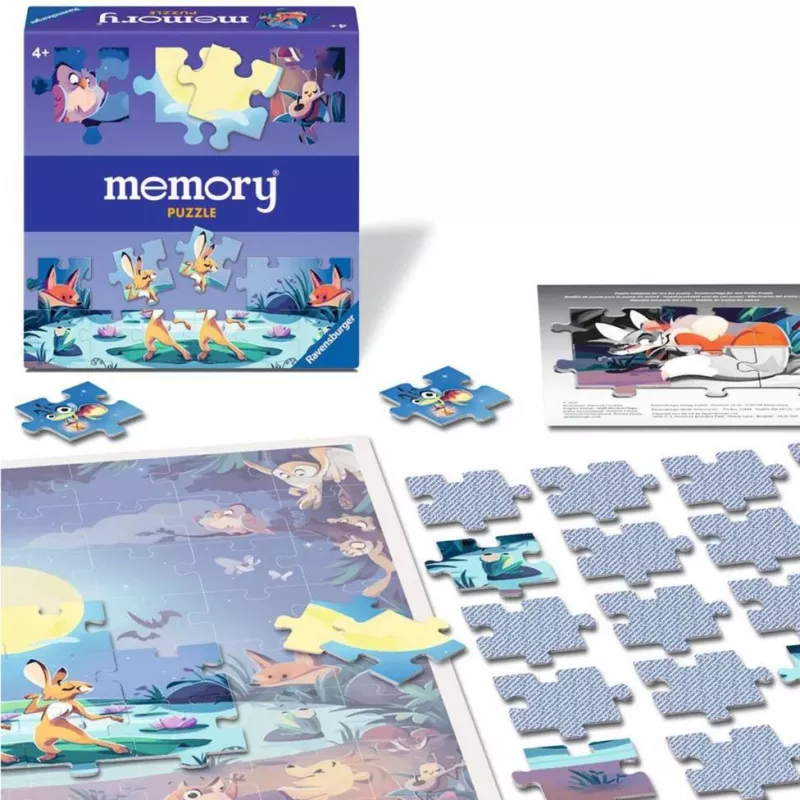 memory Puzzle Tiere am Teich, Brettspiel