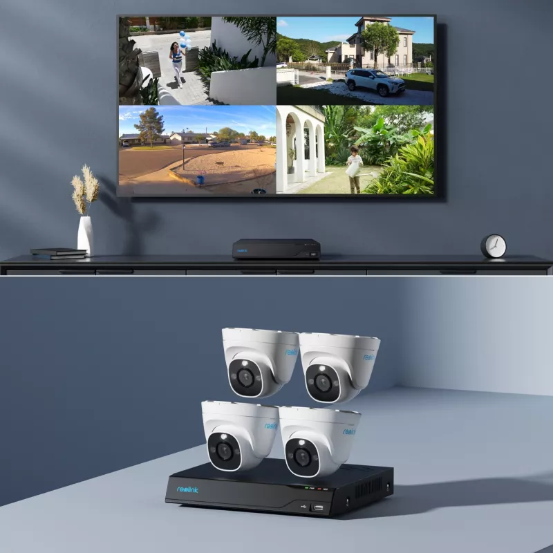 Reolink NVS8-8MD4 Videoüberwachungskit Kabelgebunden 8 Kanäle (PS4KD01-8)