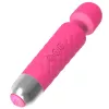 Klitoris-Massagegerät Erolab Wand-M MFN01r Rosé Pink — kompakter Massagestab im Zauberstab-Stil