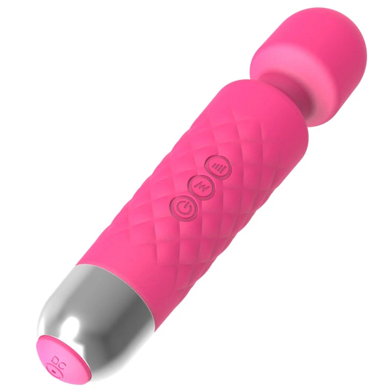 Klitoris-Massagegerät Erolab Wand-M MFN01r Rosé Pink — kompakter Massagestab im Zauberstab-Stil