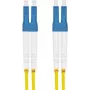 Glasfaser-Patchkabel helos LWL 9/125µm OS2 LC Duplex 0,5 m