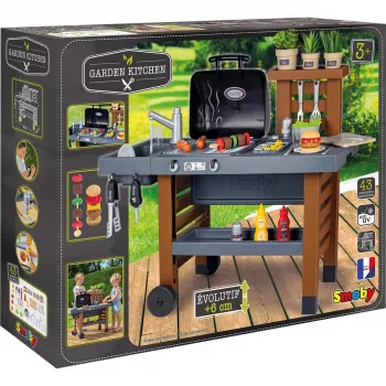 Garten Kitchen, Spielküche grau/braun