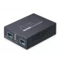 PLANET 2-Port 10G/2.5G/1G/100BASE-X Netzwerk-Medienkonverter Schwarz