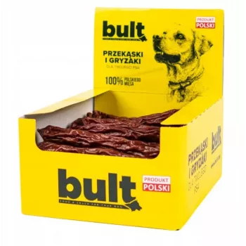 Hundeleckerli BULT Rinderwürstchen 40 g — natürlicher Hunde-Snack mit Rindfleischgeschmack, 40 g Einzelpackung, Protein 39,8 %, Fett 35,2 %