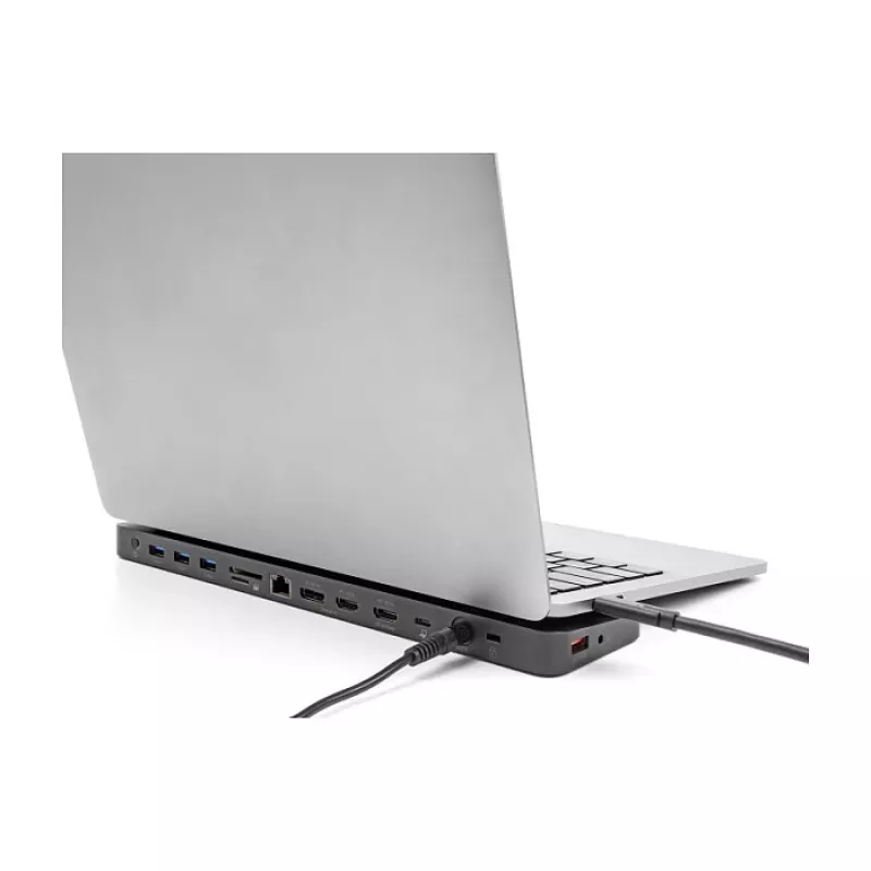 DeLOCK USB Type-C Triple Display Docking Station 4K USB 5 Gbps LAN SD Audio PD 80 W