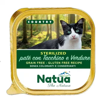 NATUA Country Sterilised Truthahn mit Gemüse - Nassfutter für Katzen - 100g