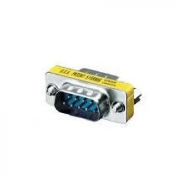 Equip Seriell RS232 DB9 Adapter-Adapter Stecker auf Stecker, DB-9, DB-9, Silber