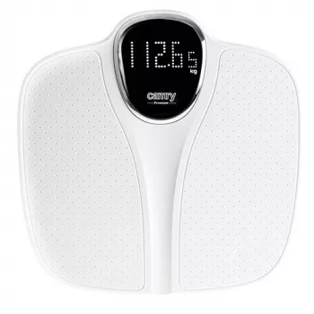 Badezimmerwaage Camry CR 8171w — digitale Waage, max. 180 kg, 50 g Genauigkeit, BMI-Berechnung, weiß