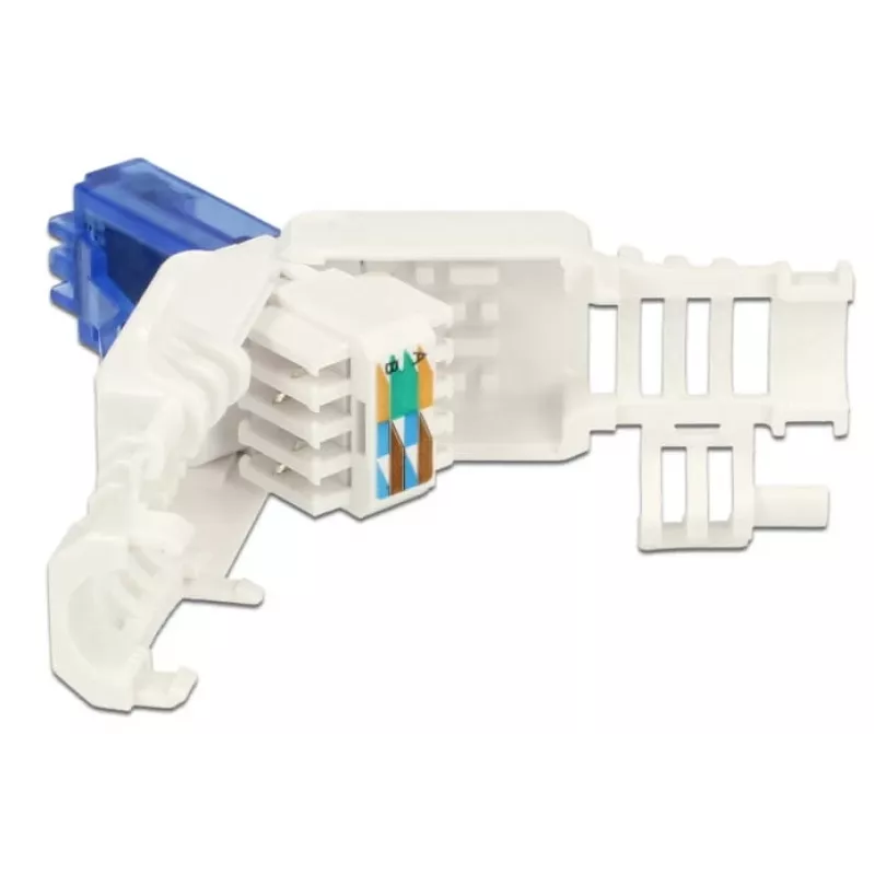 RJ-45-Stecker DeLOCK 86417 Blau Weiß