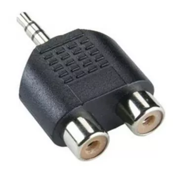 Sbox 3,5 mm Stecker auf 2 x 3,5 mm Buchse Adapter AD.3.5-2X3.5