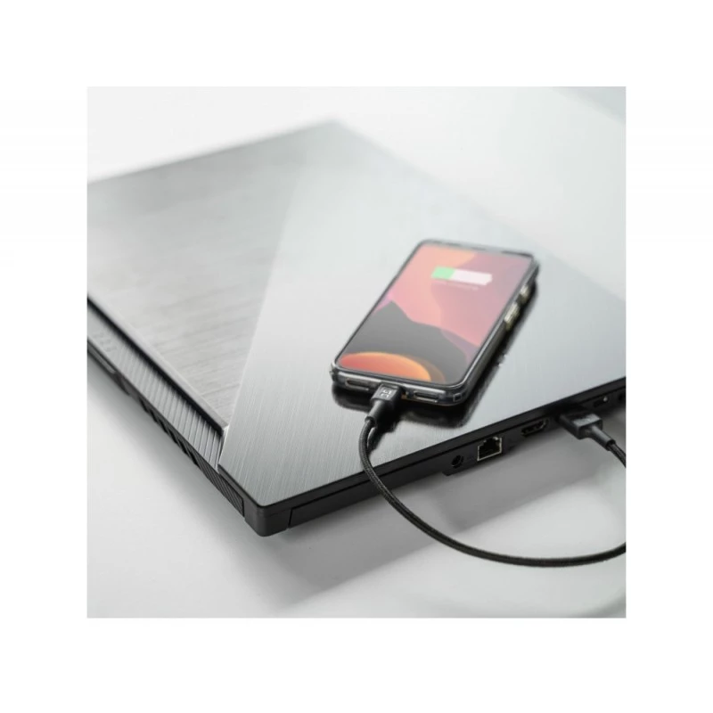 Lightning-Kabel Grün Cell KABGC18 — 2 m, Lightning auf USB-A, schwarz