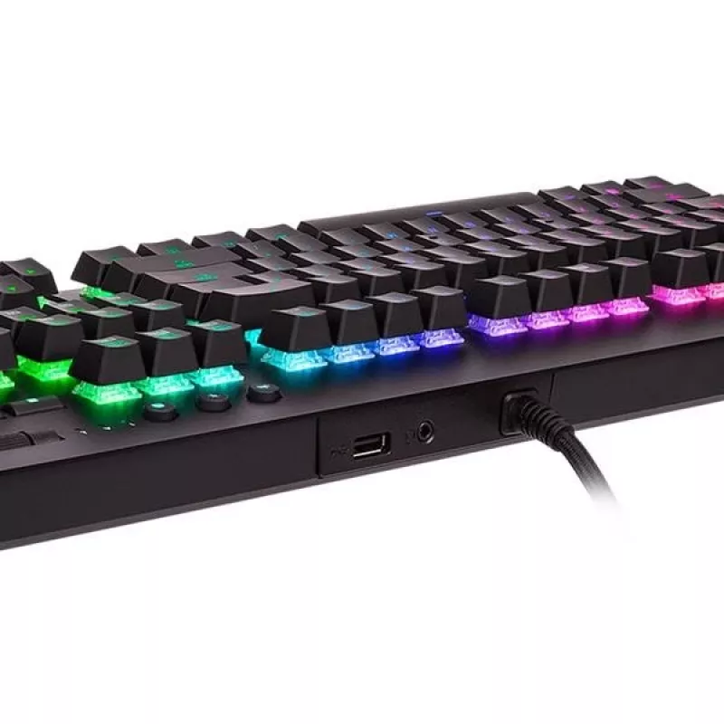 Gaming-Tastatur eSports Level 20 GT RGB Schwarz Cherry MX Silver