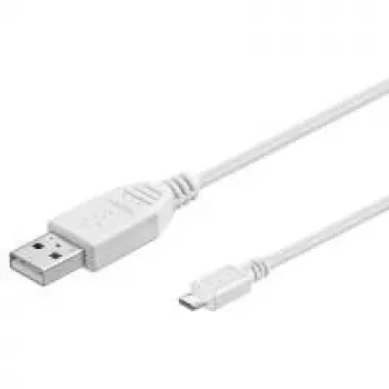 Wentronic 43837 USB-Kabel Weiß