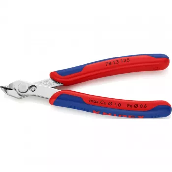 Knipex Super-Knips 78 23 125 Elektronik- und Feinmechanik-Seitenschneider ohne Facette 125 mm