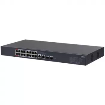 Dahua Technology DH-CS4218-16ET-240 Netzwerk-Switch Managed L2 Gigabit Ethernet (10/100/1000) Power over Ethernet (PoE) Schwarz