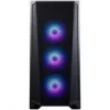 PHANTEKS Eclipse G370A PC-Gehäuse, Midi-Tower, SSI-EEB, RGB, gehärtetes Glas - inklusive 3x 120-mm-Lüfter, schwarz
