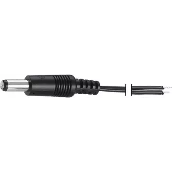 Voltcraft 93025c200 Kabel für Niederspannungsstecker auf offenes Ende 5,5 mm 2. (93025c200)