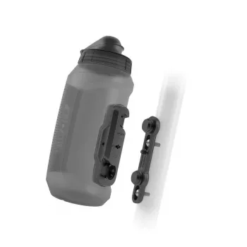 Fidlock Twist Bottle 750 Compact + Bike Base clear Schwarz