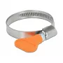 Butterfly-Schlauchklemme DeLOCK 400 SS 30 - 45 mm 5 Stück orange