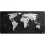 Gaming-Mauspad Sharkoon SKILLER SGP40 D14, World-Map-Design, schwarz/weiß, 1000 x 500 mm
