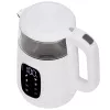 ADLER AD 1305 elektrischer Wasserkocher weiß/silber